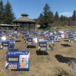 Homer High School 2023 graduates are featured in WKFL Park in Homer.