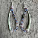 Photo provide by Bunnell Street Arts Center
Beaded earrings by Winter Marshall, one of six items in Bunnells 2023 CSA art boxes.