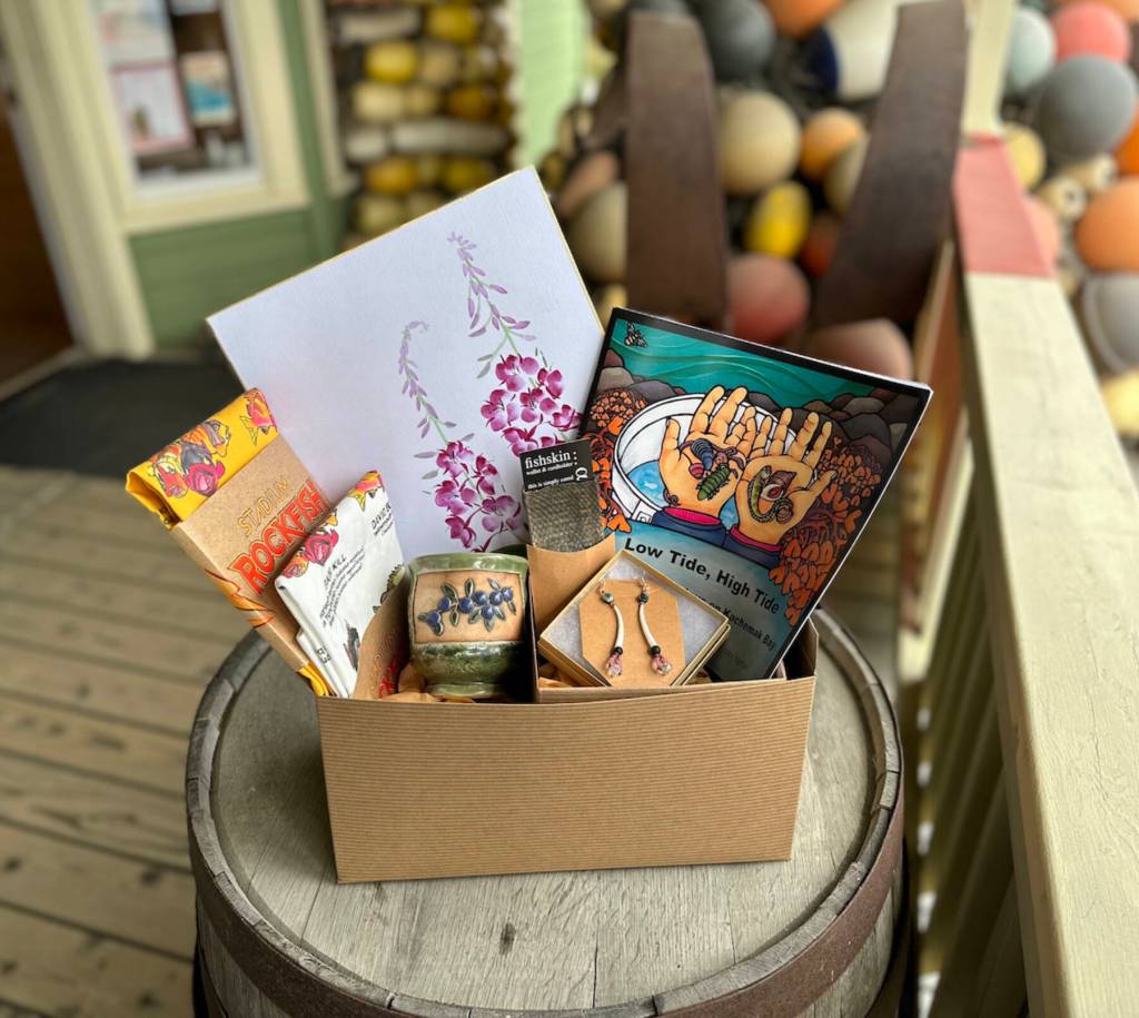 CSA Boxes with work by six local artists are available for sale at the Bunnell Street Art Center starting June 1, 2023. Photo provided by Bunnell Street Art Center