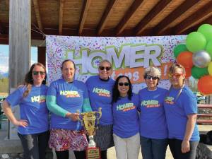 Photo provided by South Peninsula Hospital
Homer Steps Up winning team, the Sweaty Bettys.