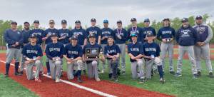 Photo by Jeff Helminiak/Peninsula Clarion
The Soldotna baseball team won in the Division II state championship game Saturday, June 4, 2023, at Wasilla High School in Wasilla, Alaska.