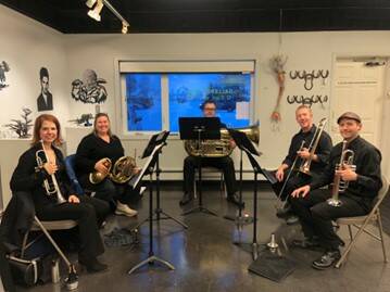 Kenai River Brass Quintet. (Photo provided by Seldovia Arts Council)