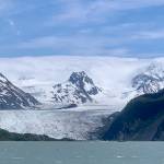 Grewingk Glacier and Lake is visible from the Glacier Lake Trail on Tuesday, June 13, 2023 in Homer, Alaska. Photo by Christina Whiting
