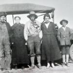 Photo courtesy of the Brennan Family Collection
In the late 1910s, while Floyd King was serving in the U.S. Army in Europe, the rest of his family posed for this photograph. From L-R are John Thomas King and his wife May, and Floyds three siblings, Bill, Mary and Omer.