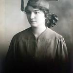 Photo courtesy of the Brennan Family Collection
Mary Elizabeth King, seen here as a teaching college graduate in the late 1910s, was married with the surname Cameron in 1962 when she sought out her brothers widow in Alaska. Her brother, John Floyd King, had changed his name to Alec Hardin MacDonald and married a Takotna woman named Helen Irene OHalloran.