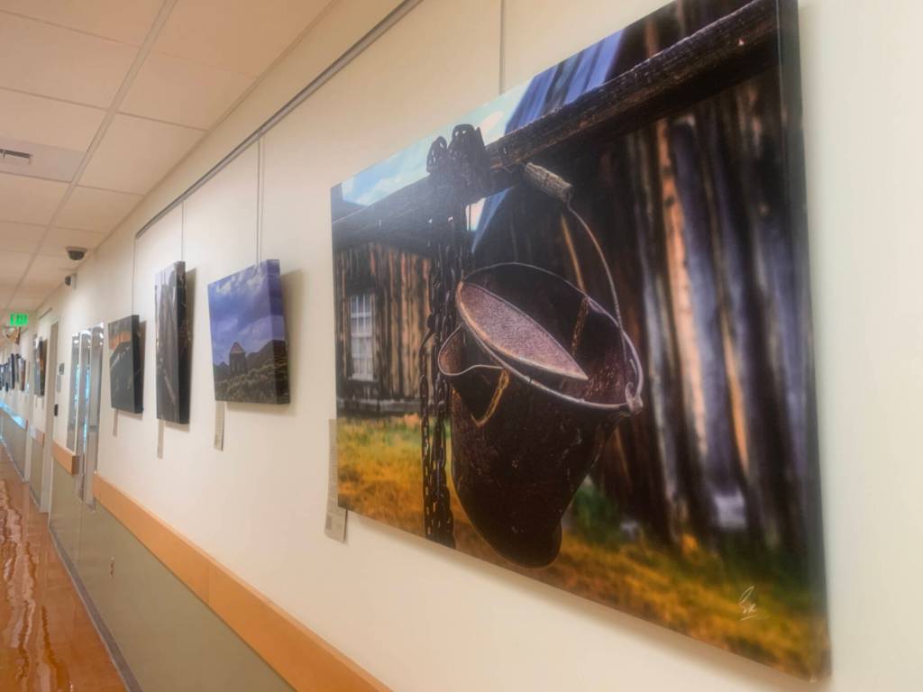 Joy in the Journey, an exhibit of photographs by Dr. Edson Knapp is on display in South Peninsula Hospitals gallery through July 4, 2023. Photo by Christina Whiting