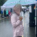 Rainy conditions didnt keep people away from enjoying the first annual Summer Solstice Fair held on Wednesday, June 21, 2023 between Safeway and the Homer Public Library in Homer, Alaska. Photo by Christina Whiting