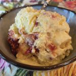 Photo by Tressa Dale/Peninsula Clarion
Homemade rhubarb ice cream is served.