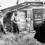 Windy Wagner enjoyed entertaining company at his home along the Kenai River. (Photo courtesy of the Knackstedt Collection)