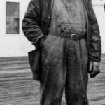 In this undated photo from the Dolly Christl Collection, Charles Windy Wagner stands near the Libby, McNeil & Libbys cannery in Kenai.
