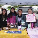 Homer kids share their crafts on Youth Day at Homer Farmers Market. Emilie Springer/ Homer News