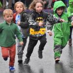 Racers compete in Mini Mount Marathon on Tuesday, July 4, 2023, in Seward, Alaska. (Photo by Jeff Helminiak/Peninsula Clarion)