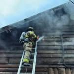 Kachemak Emergency Services and Homer Volunteer Fire Department personnel respond to a fire at the Fritz Creek General Store early Thursday morning on July 6, 2023 in Homer, Alaska. Photo by Mark Kirko