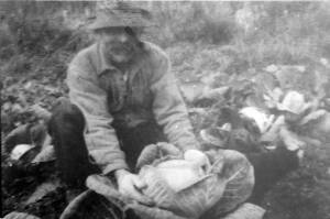 Photo courtesy of the Knackstedt Collection
Charles Windy Wagner was an adept gardener who liked sharing his produce and telling stories about its quality.