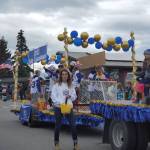 The Homer Glacier Kings' float, which won a prize as the Best Children's Group, travels down Pioneer Avenue during the "Seas the Day" Fourth of July parade on Tuesday, July 4, 2023 in Homer, Alaska.