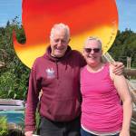 Jim Stearns and Lara McGinnis, co-founders of the first Ninilchik Community Fund associated with the Homer Foundation, are photographed on Friday, July 14, 2023. Photo provided by Lara McGinnis