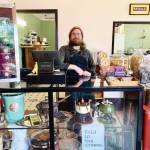 Community member Jacob Chrisman, photographed on Thursday, July 20, 2023, is the owner of Alasandro's Market, a gourmet market specializing in imported cheeses, dry-cured meats and charcuterie platters, that opened on Heath Street in June. Photo by Christina Whiting