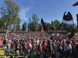 Salmonfest 2022 crowd at the Ninilchik fairgrounds Photo provided by David Stearns