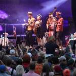 Sierra Ferrell performs on the River Stage at Salmonfest in Ninilchik, Alaska, on Friday, Aug. 4, 2023. (Jake Dye/Peninsula Clarion)