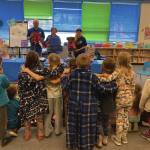 Homers U.S. Coast Guard Auxiliary provide boat safety instruction to students at West Homer Elementary in 2023. Photo provided by Laurie Gentle.
