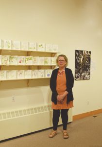 Homer Pratt Museum's new director Patty Relay on Aug. 21 in the museum.  Emilie Springer/ Homer News