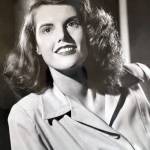 Rusty (photo at left) had a brief modeling career. Here, she poses for the camera in about 1942-43. At right is Rustys middle daughter Lori (at about age 32 in 1978), who did some modeling of her own. (Photos courtesy of the Lancashire Family Collection)