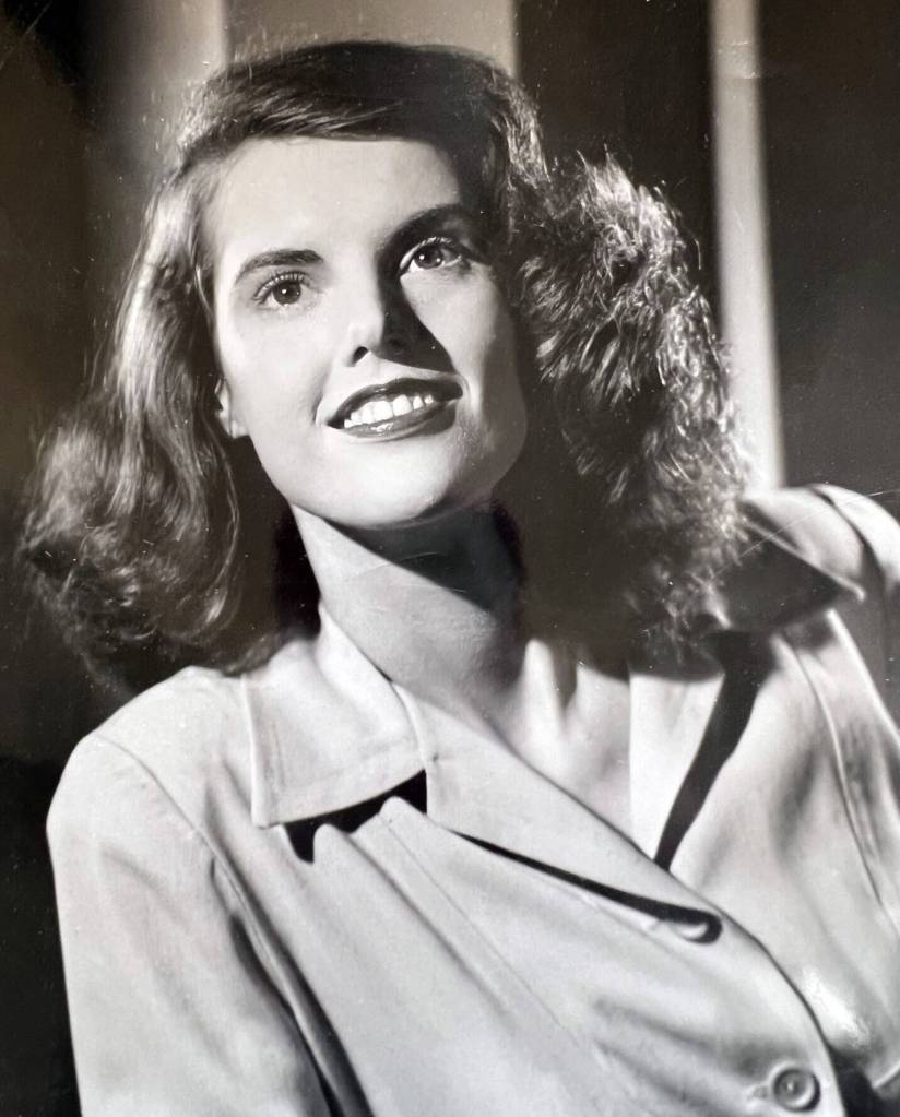 Rusty (photo at left) had a brief modeling career. Here, she poses for the camera in about 1942-43. At right is Rustys middle daughter Lori (at about age 32 in 1978), who did some modeling of her own. (Photos courtesy of the Lancashire Family Collection)