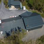 Midnight Sun Solar, LLC installs the solar array on the roof of Bear Creek Winerys bottling works facility in June 2022. Photo provided by Alexander Sievers