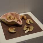 Kammi Matsons handbuilt ceramics piece, Youre Worth a Fortune, is on display at Homer Council on the Arts First Friday showcase on Sept. 1 in Homer, Alaska. (Delcenia Cosman/Homer News)