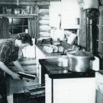 1954 photo by Bob and Ira Spring for Better Homes & Garden magazine
Rusty Lancashire does some baking.
