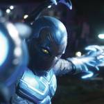 Xolo Maridueña portrays Jaime Reyes, Blue Beetle in Blue Beetle. (Photo courtesy WarnerMedia)