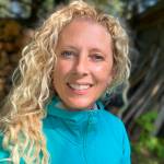 Homer artist Krista Etzwiler is photographed in her backyard. (Photo provided by Krista Etzwiler)