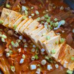 Pork, fermented kimchi and tofu make the base of this recipe for Kimchi stew. (Photo by Tressa Dale/Peninsula Clarion)