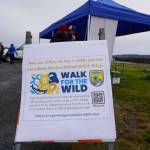 Local staff and volunteers helpers for both the U.S. Fish and Wildlife Service and the Friends of Alaska Wildlife Refuges help set up the visitor center for incoming participants on Sunday, Sep. 30, 2023 in Homer, Alaska. (Finn Heimbold/Homer News)