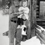 Brown Carlson holds Anne Coray in this photo circa 1960. Photo provided by Anne Coray and Steve Kahn