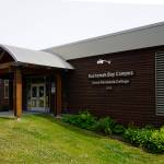 Pioneer Hall at the Kachemak Bay Campus, Kenai Peninsula College, University of Alaska Anchoarge, as seen on July 2, 2019, in Homer, Alaska. (Photo by Michael Armstrong/Homer News)