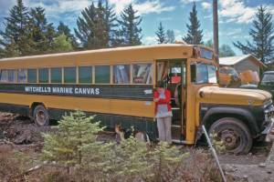 Photo from Homer News Oct. 2018
It was a humble beginning 45 years ago for Kate Mitchell and the Homer, Alaska business that became NOMAR.