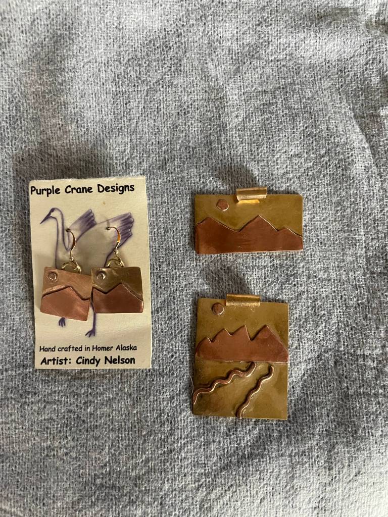 Metalwork jewelry by Cindy Nelson is on display year-round at Ptarmigan Arts. Photo provided by Cindy Nelson