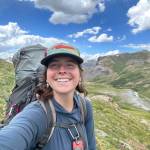 Artist Renee Veldman takes a selfie on the Colorado Trail in the San Juan Mountains in the summer of 2023. Photo provided by Renee Veldman