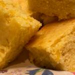 This cornbread is sweet and fluffy, perfect with chili after a long day. (Photo by Tressa Dale/Peninsula Clarion)
