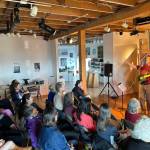 Tor Lukasik-Foss performs at the Bunnell Arts by Air concert broadcasted in partnership with KBBI AM 890 radio in April 2023 at the Bunnell Street Arts Center in Homer, Alaska. Photo provided by Bunnell Street Arts Center