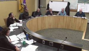 Screenshot
The Homer planning commission discusses the proposed development by Doyon, Limited at the former Lighthouse Village site during a special meeting on Wednesday, Jan. 3<ins>, 2024</ins> in the Cowles Council Chambers at Homer City Hall<ins> in Homer, Alaska</ins>.