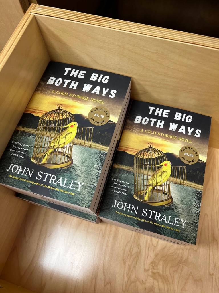 The Big Both Ways, a book by an Alaskan author with themes similar to this years NEA Big Read book is available for check-out at the Homer Public Library in Homer, Alaska. Photo provided by Homer Public Library