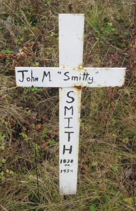 Photo from findagrave.com
This is the grave marker for John Martin Smitty Smith, who lived out the end of his life with the Keeler family at their Anchor Point and Stariski Creek homes.