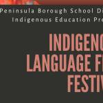Poster for 2nd Annual Indigenous Language Film Festival. (Provided by Kenai Peninsula Borough School Districts Indigenous Education Progam)