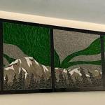 Aurora Borealis, a mosaic by Joshua Nordstrom is on display at Serenity Aquatic Physical Therapy. Photo provided by Serenity Aquatic Physical Therapy