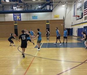 Emilie Springer/ Homer News
Members of Homer city league basketball teams play in a game on Sunday, leading up to the tournament games this weekend.