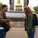 Promotional photo courtesy Apple Original Films
Sam Rockwell portrays Aidan and Bryce Dallas Howard portrays Elly Conway in Argylle.