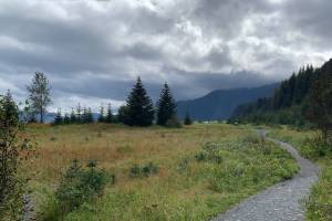 Clouds cover the beach at Lowell Point State Recreation Site on Tuesday, Sept. 5, 2023, near Seward, Alaska. (Ashlyn OHara/Peninsula Clarion)