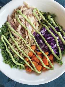 Photo by Tressa Dale/Peninsula Clarion
This basil avocado dressing is creamy, sweet, tangy, and herbaceous  great for use on kale and arugula.